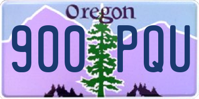 OR license plate 900PQU