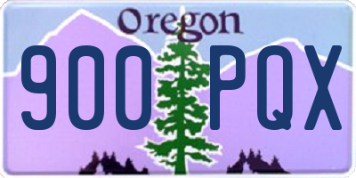 OR license plate 900PQX