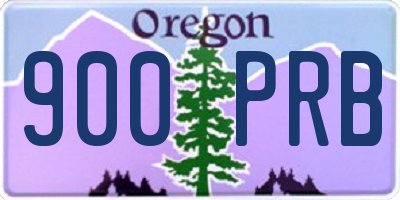 OR license plate 900PRB