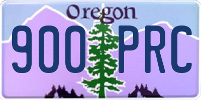 OR license plate 900PRC