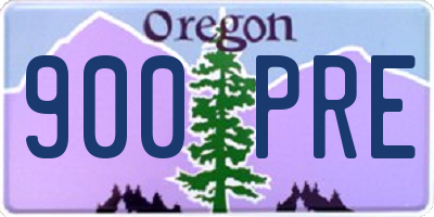 OR license plate 900PRE