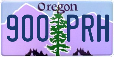 OR license plate 900PRH