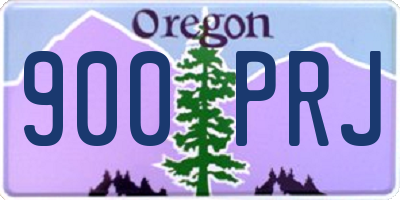 OR license plate 900PRJ
