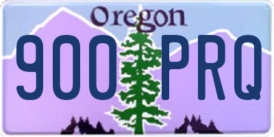 OR license plate 900PRQ