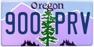 OR license plate 900PRV