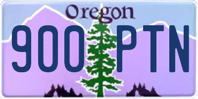 OR license plate 900PTN