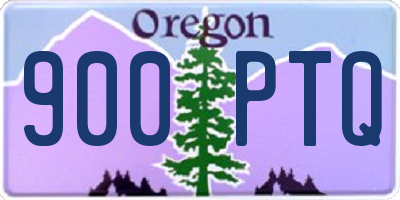 OR license plate 900PTQ