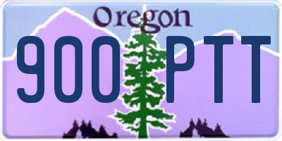 OR license plate 900PTT