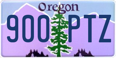 OR license plate 900PTZ