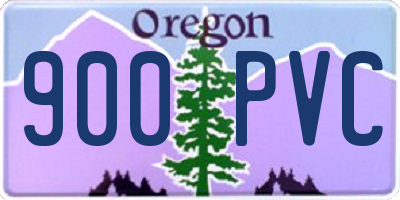 OR license plate 900PVC