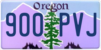 OR license plate 900PVJ