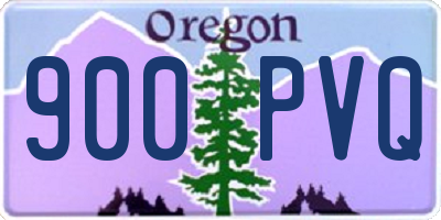 OR license plate 900PVQ