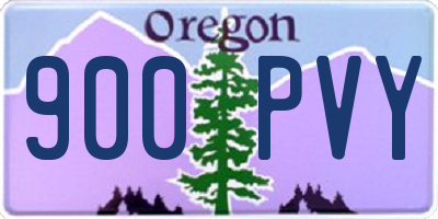 OR license plate 900PVY