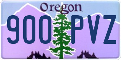 OR license plate 900PVZ