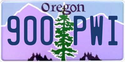 OR license plate 900PWI