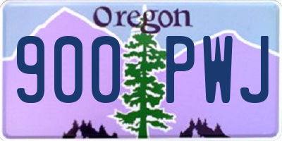 OR license plate 900PWJ