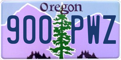 OR license plate 900PWZ