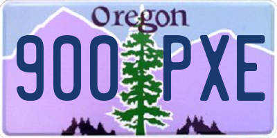 OR license plate 900PXE