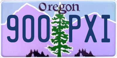 OR license plate 900PXI