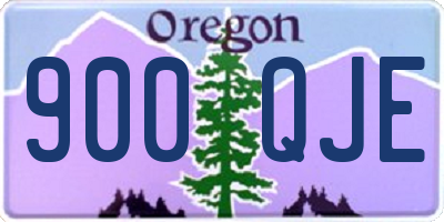 OR license plate 900QJE