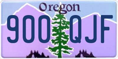 OR license plate 900QJF