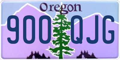 OR license plate 900QJG