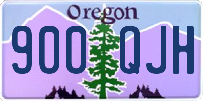 OR license plate 900QJH