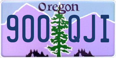 OR license plate 900QJI