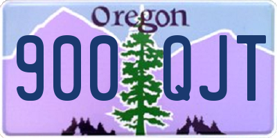 OR license plate 900QJT