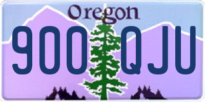 OR license plate 900QJU
