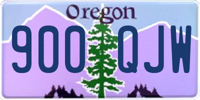 OR license plate 900QJW