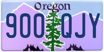 OR license plate 900QJY