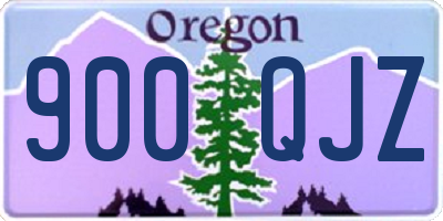 OR license plate 900QJZ