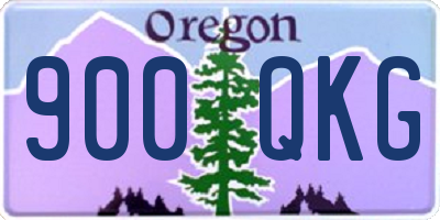 OR license plate 900QKG