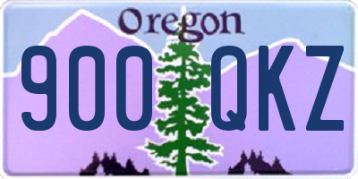 OR license plate 900QKZ