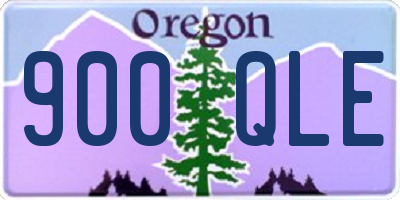 OR license plate 900QLE