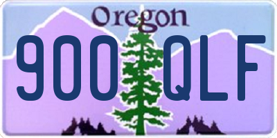 OR license plate 900QLF
