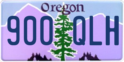 OR license plate 900QLH