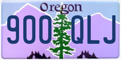 OR license plate 900QLJ