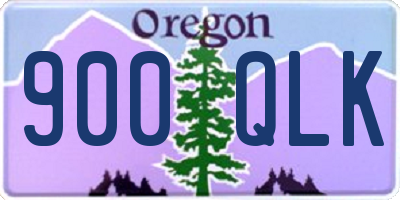 OR license plate 900QLK
