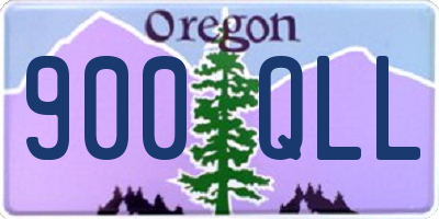 OR license plate 900QLL