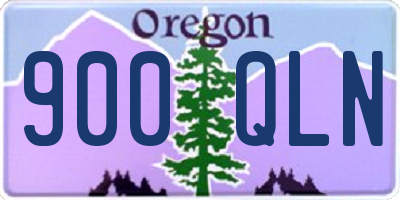 OR license plate 900QLN