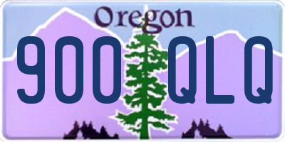 OR license plate 900QLQ