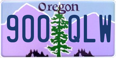 OR license plate 900QLW