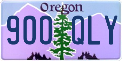 OR license plate 900QLY