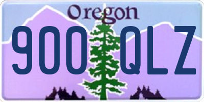 OR license plate 900QLZ