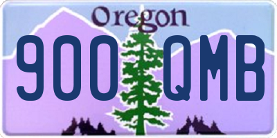 OR license plate 900QMB