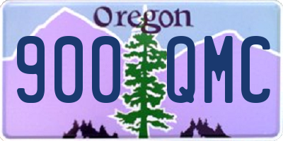 OR license plate 900QMC