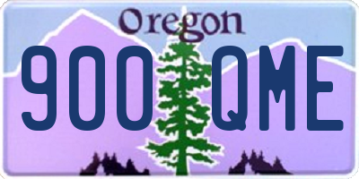 OR license plate 900QME