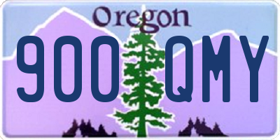 OR license plate 900QMY